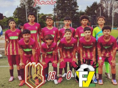 Escandaloso, brutal, resultado de la Selección Tolima de fútbol, le marcó 18 a su similar de Vichada